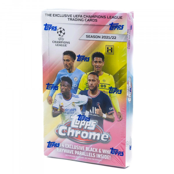 2021-22 Topps Chrome UEFA Champions League Soccer Hobby Lite Box