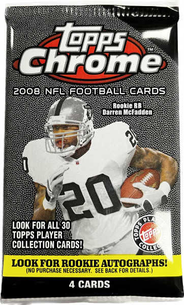 2008 Topps Chrome Football Retail Pack