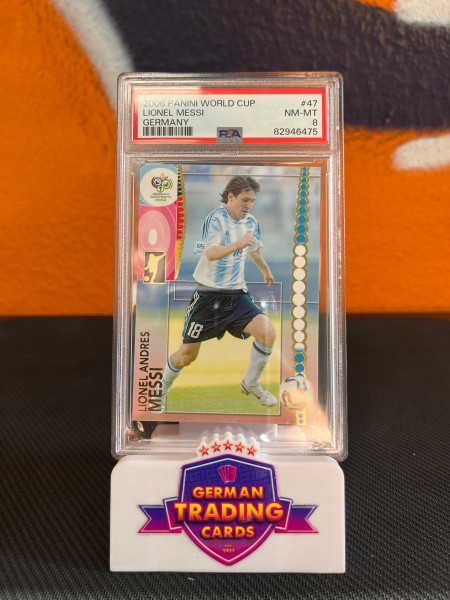 Lionel Messi 2006 World Cup Germany Rookie PSA 8