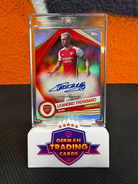 Leandro Trossard Auto - Topps FC Arsenal Fan Set 2023/24