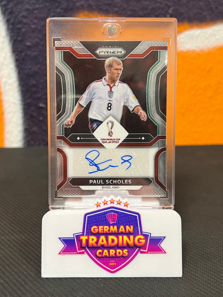 Paul Scholes Auto - Panini Prizm FIFA World Cup Qatar 2022