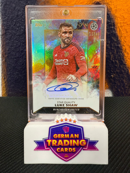 Luke Shaw Auto Star Quality 16/49 - 2023-24 Inception