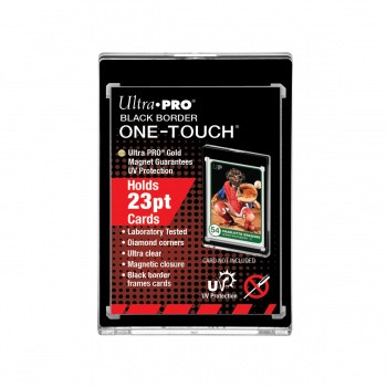 Ultra Pro One Touch Card Holder 23pt BLACK BORDER