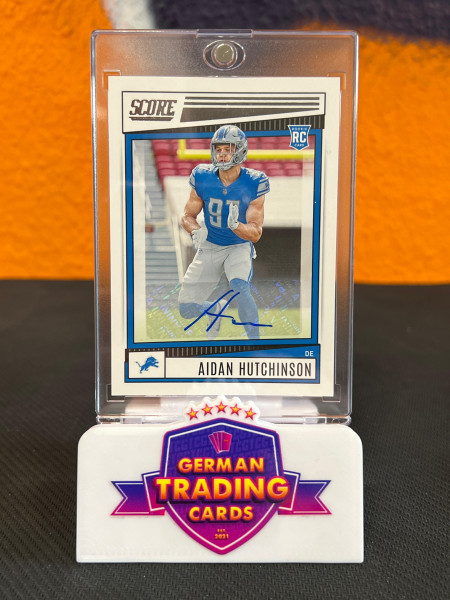 Aidan Hutchinson Rookie Auto - Panini Score 2022