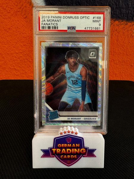 Ja Morant Rated Rookie Fanatics PSA 9 - Panini Donruss Optic 2019/20