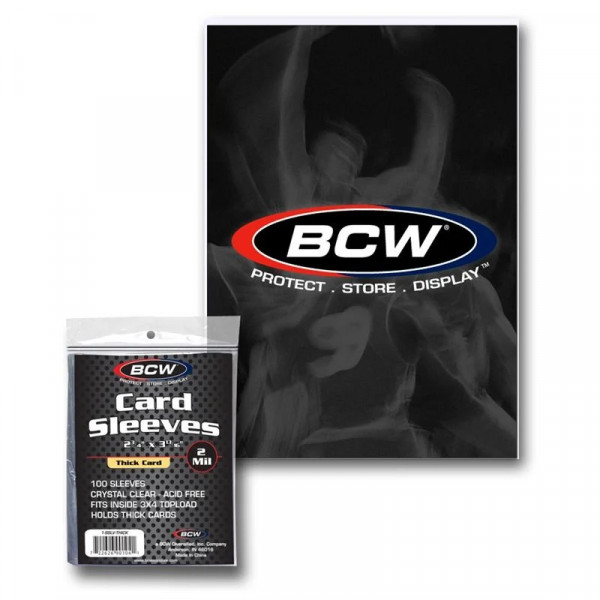 BCW Thick Card Sleeves 100pcs (<240pt)