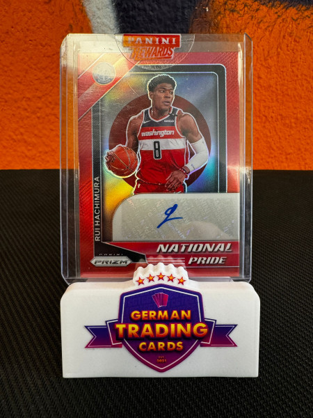 Rui Hachimura Auto National Pride Red Prizm - Panini Prizm 2019/20