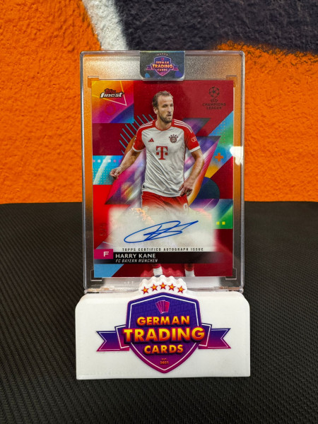 Harry Kane Auto Red 5/5 - Topps Finest UCC 2023/24