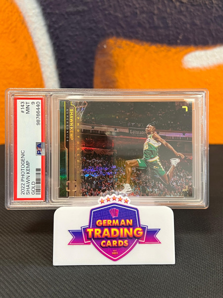 Shawn Kemp Gold 09/10 PSA 9 - Panini Photogenic 2022-23