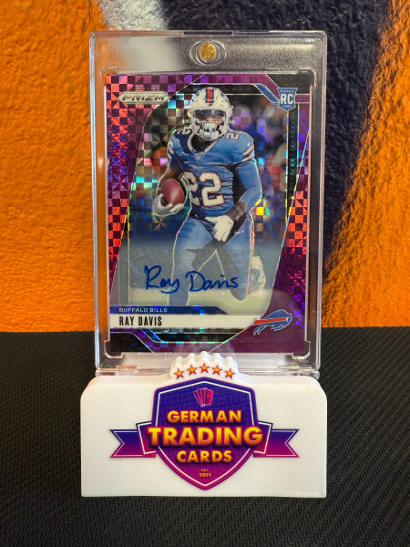 Ray Davis Rookie Purple Power Auto 12/49 - Panini Prizm 2024