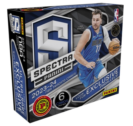 10 BOX HALF CASE PANINI SPECTRA HOBBY INTERNATIONAL 2023/24 - PICK YOUR TEAM