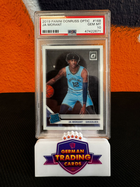 Ja Morant Rated Rookie PSA10 - Panini Donruss Optic 2019/20