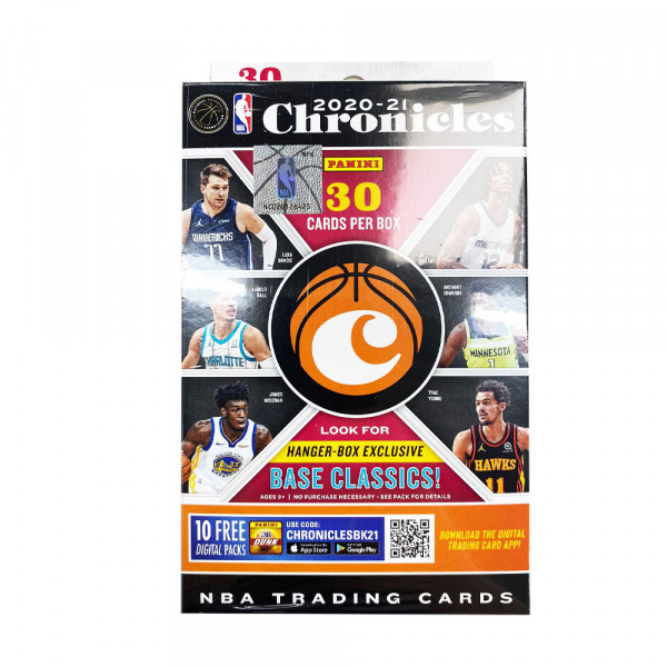 2020-21 Panini Chronicles Basketball Cards Hanger Box