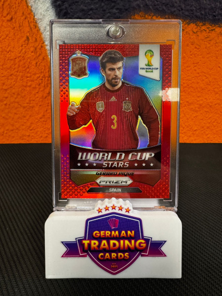 Gerad Pique World Stars 011/149 - Panini Prizm World Cup 2014