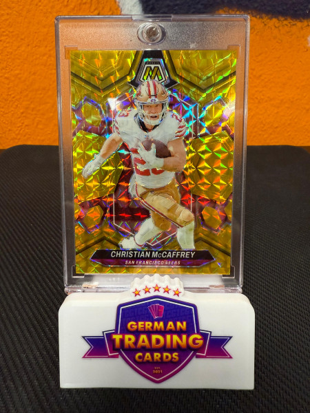 Christian McCaffrey Mosaic Gold 05/10 - Panini Mosaic 2024