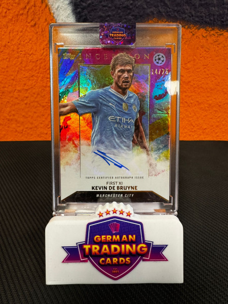 Kevin de Bruyne Auto 24/75 - Topps Inception UCC 2023/24