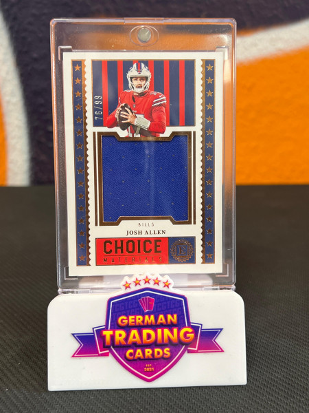 Josh Allen Patch 76/99 - Panini Encased 2022