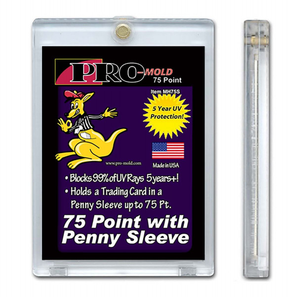 BCW PRO-MOLD Sleeved Magnetic Card Holder - 75pt
