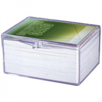 Ultra Pro - Hinged Clear Box - (For 100 Cards)