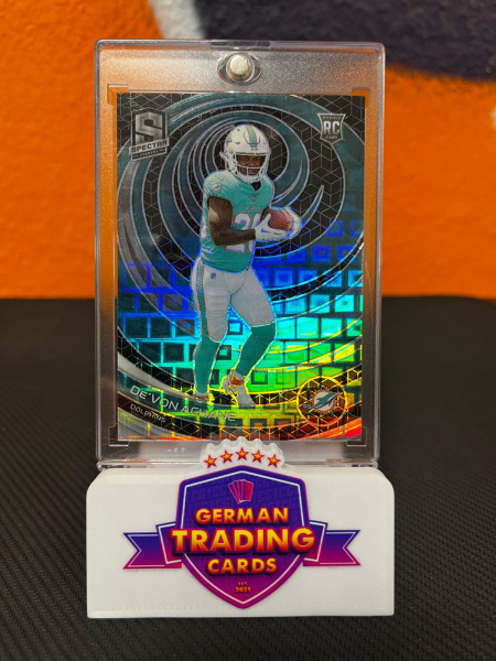 De'Von Achane Rookie Pandora 24/30 - Panini Spectra 2023