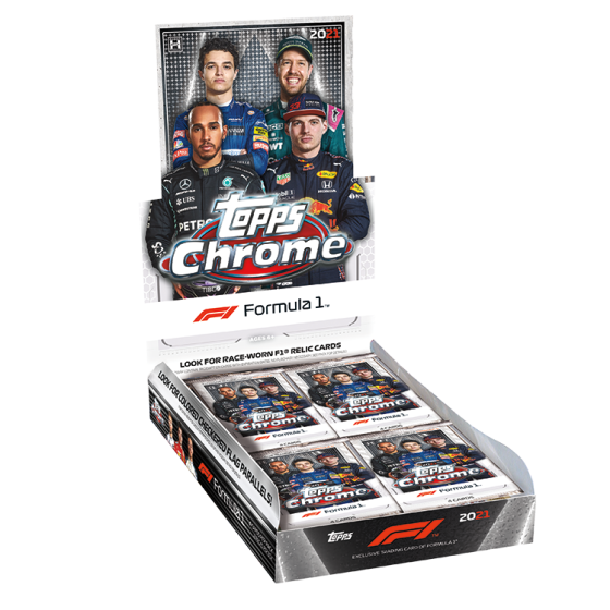 2021 Topps Formula 1 Chrome Racing Hobby Box
