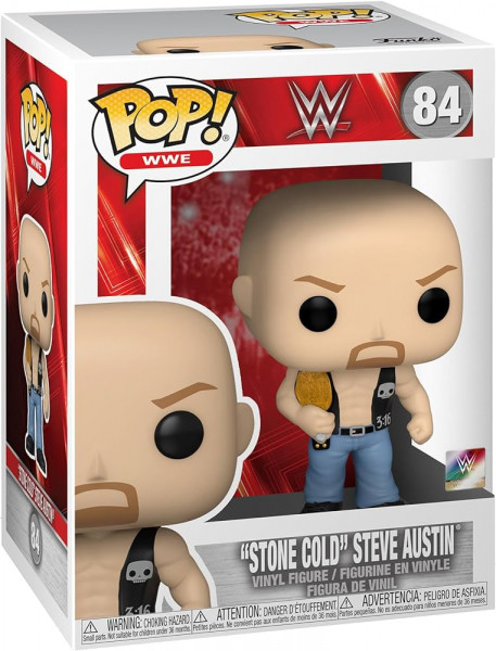 WWE POP! Vinyl Figur SC Steve Austin w/Belt