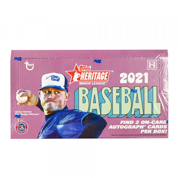 2021 Topps Heritage Minor League Baseball Hobby Box