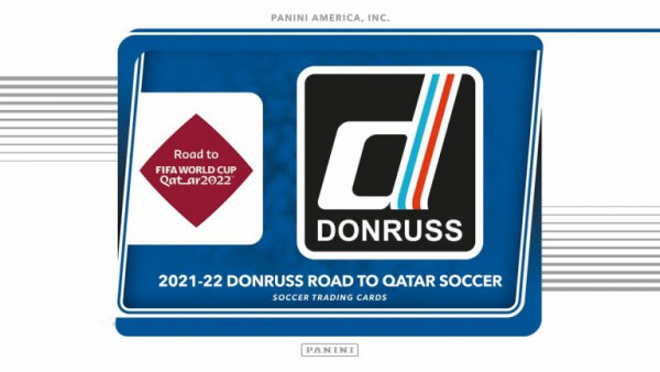 PRE ORDER 2021-22 Panini Donruss Road To Qatar Soccer Cards Fatpack Box