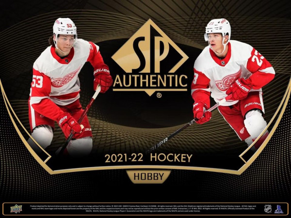 2021/22 Upper Deck SP Authentic Hockey Hobby Box