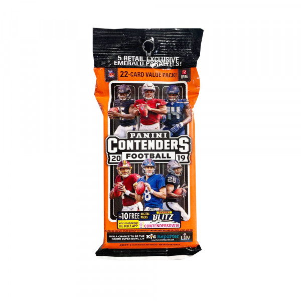 Panini Contenders Football NFL 2019 Value Fat Pack