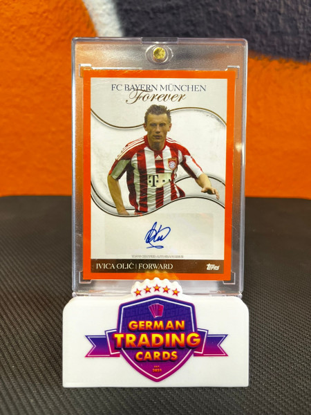 Ivica Olic Auto 11/25 - Topps FC Bayern Forever