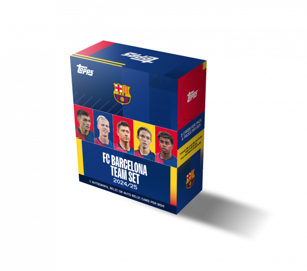 2024-25 Topps FC Barcelona Team Set Box