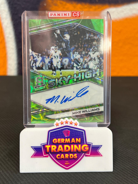 Mike Williams Sky High On-Card Auto 21/25 - Panini Spectra 2019