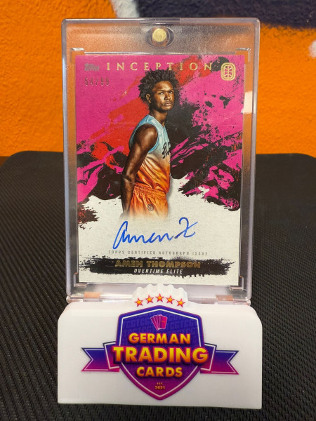 Amen Thompson On-Card Auto 54/99 - Topps Inception OTE 2021-22