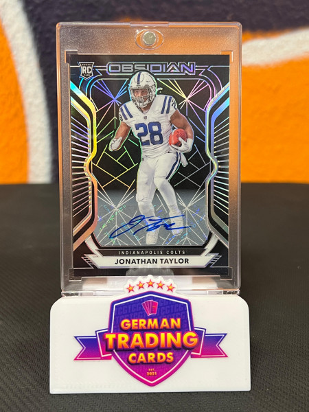 Jonathan Taylor Rookie Auto 005/150 - Panini Obsidian 2020