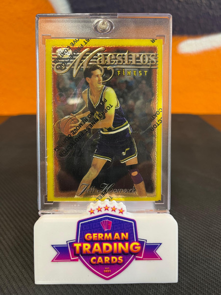 Jeff Hornacek Gold Refractor - 1996 Finest Maestros