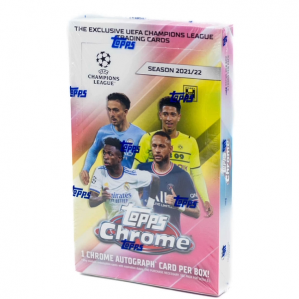 2021-22 Topps Chrome UEFA Champions League Hobby Box