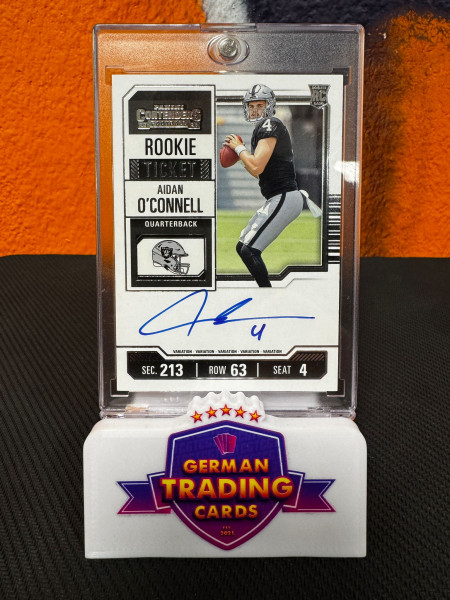 Aidan O'Connell Rookie Ticket Auto Variation - Panini Contenders Football 2023