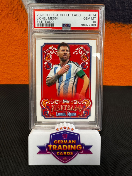 Lionel Messi PSA10 - Topps Fileteado 2023