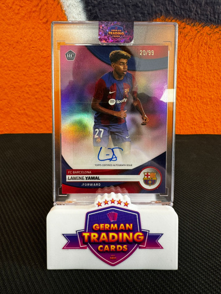 Lamine Yamal Rookie Auto 20/99 - Topps FC Barcelona Team Set 2023/24