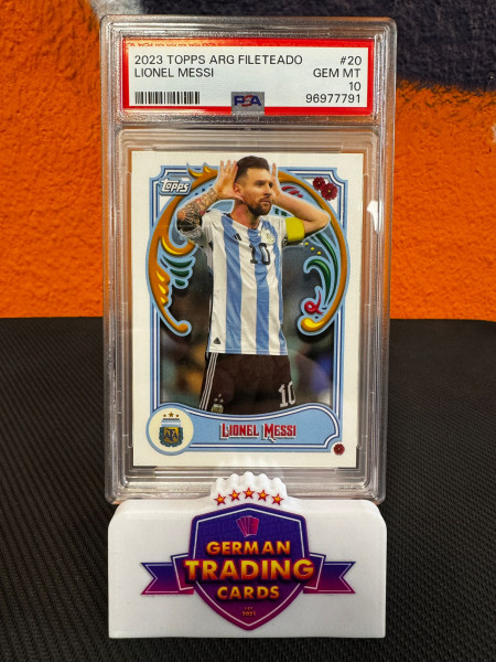 Lionel Messi #20 PSA10 - Topps Fileteado 2023