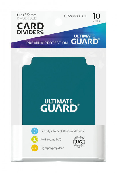 Ultimate Guard Card Dividers Petrolblau (10 pcs)