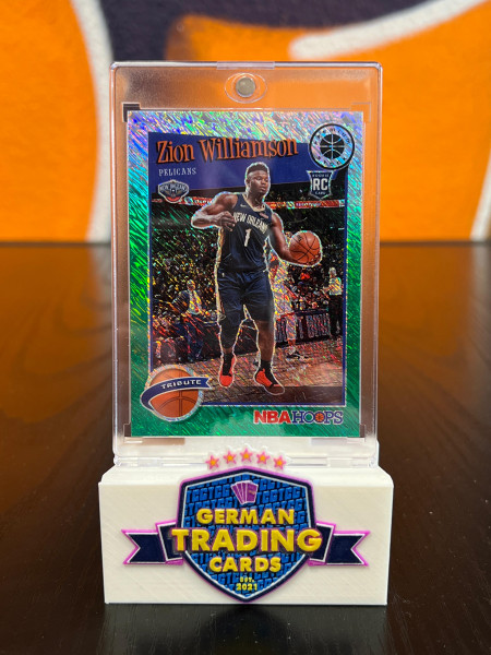 Zion Williamson Rookie Green Shimmer - Panini Hoops 2019-20