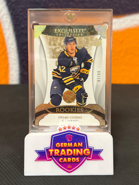 Dylan Cozens Rookie 67/99 - Upper Deck Exquisite Collection 2020-21