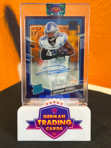 Jahmyr Gibbs Rated Rookie Auto 68/99 - 2023 Clearly Donruss