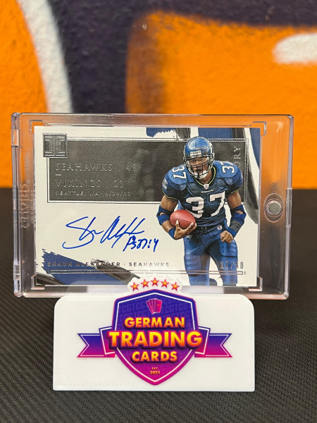 Shaun Alexander On-Card Auto 17/50 - Panini Impeccable 2021