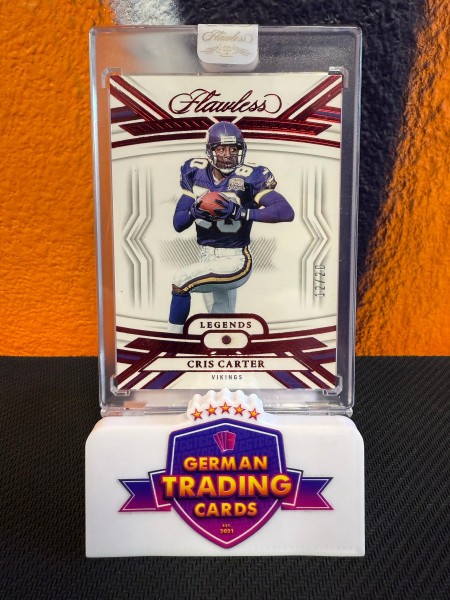 Cris Carter Ruby 12/20 - Panini Flawless 2023