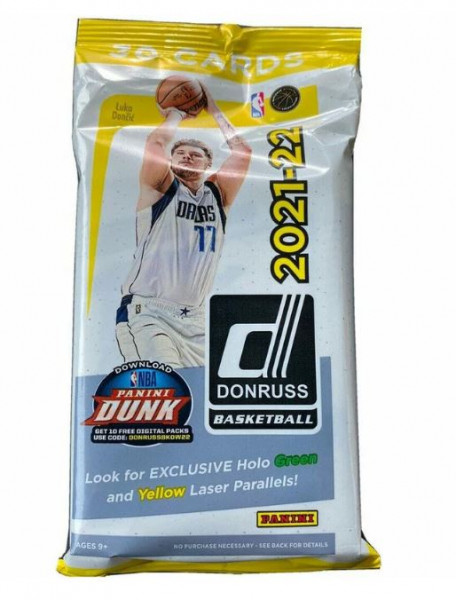 2021-22 Panini Donruss Basketball Cards Fatpack