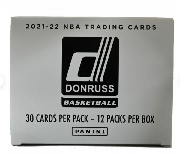 2021-22 Panini Donruss Basketball Cards Fatpack Box