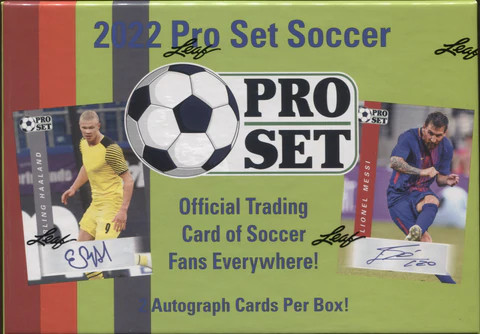Leaf 2022 Pro Set Soccer Hobby Box